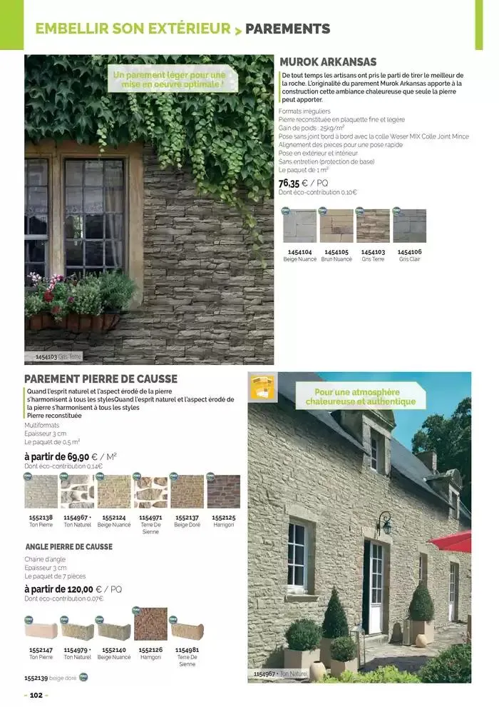 Aménagements Extérieurs 2025 du 30 avril au 31 décembre 2025 - Catalogue page 102