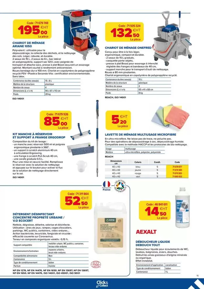 Opération nettoyage et hygiène du 4 mars au 30 avril 2025 - Catalogue page 15