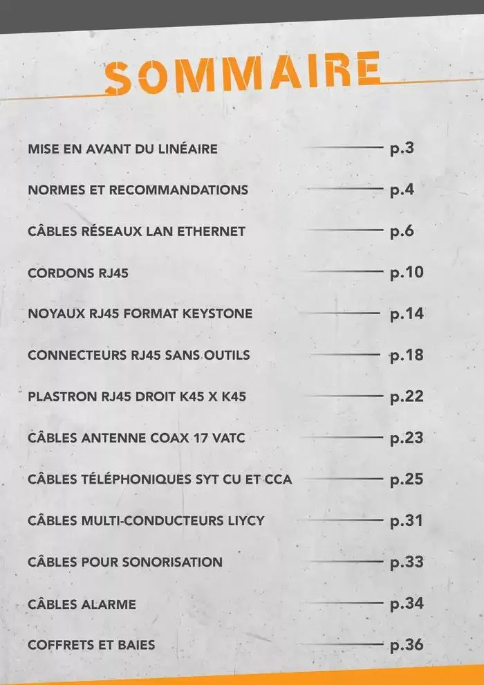 Gamme Cable Reseaux L2S 2025 du 14 janvier au 31 décembre 2025 - Catalogue page 2