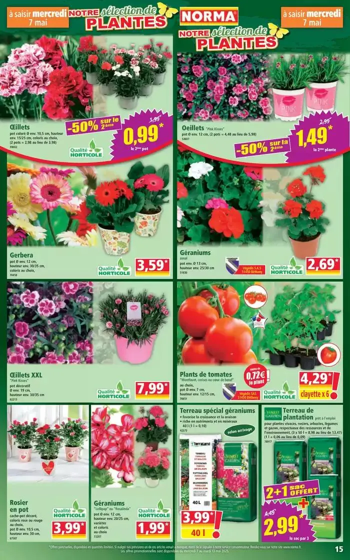 Jusqu'à -50% sur le 2ème du 7 mai au 13 mai 2025 - Catalogue page 15
