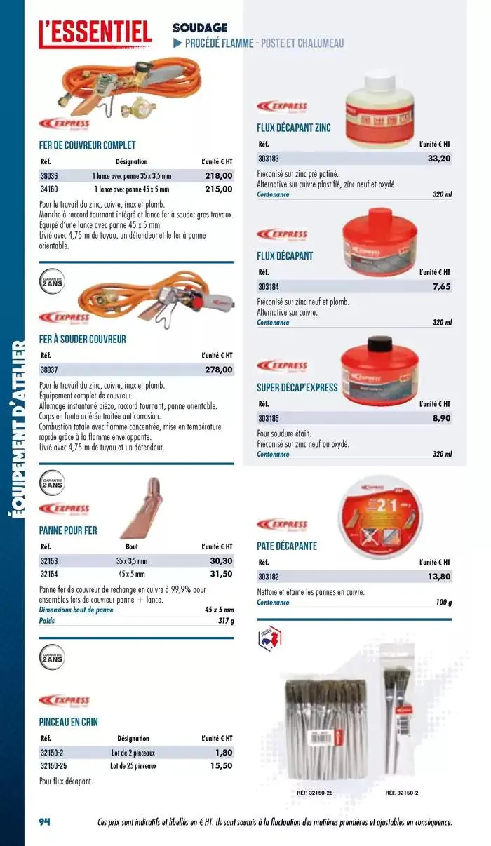 Essentiel Industrie 2025 du 3 janvier au 31 décembre 2025 - Catalogue page 96