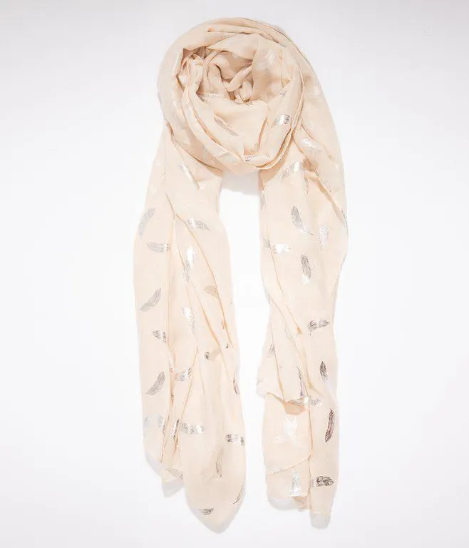 Foulard à plumes