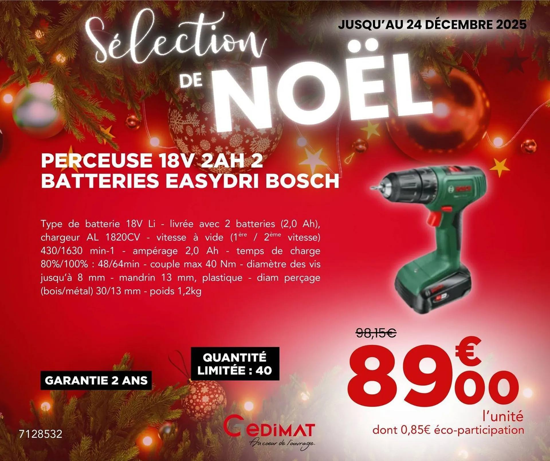 Catalogue Gedimat du 3 décembre au 24 décembre 2025 - Catalogue page 32