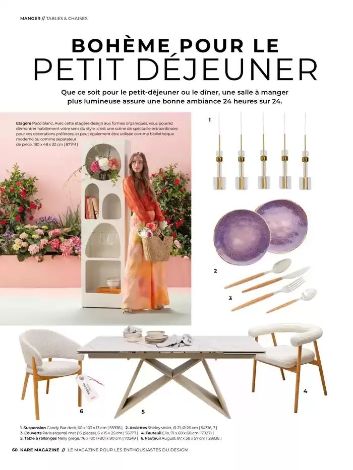 LE MAGAZINE POUR LES ENTHOUSIASTES DU DESIGN du 6 février au 31 décembre 2025 - Catalogue page 60