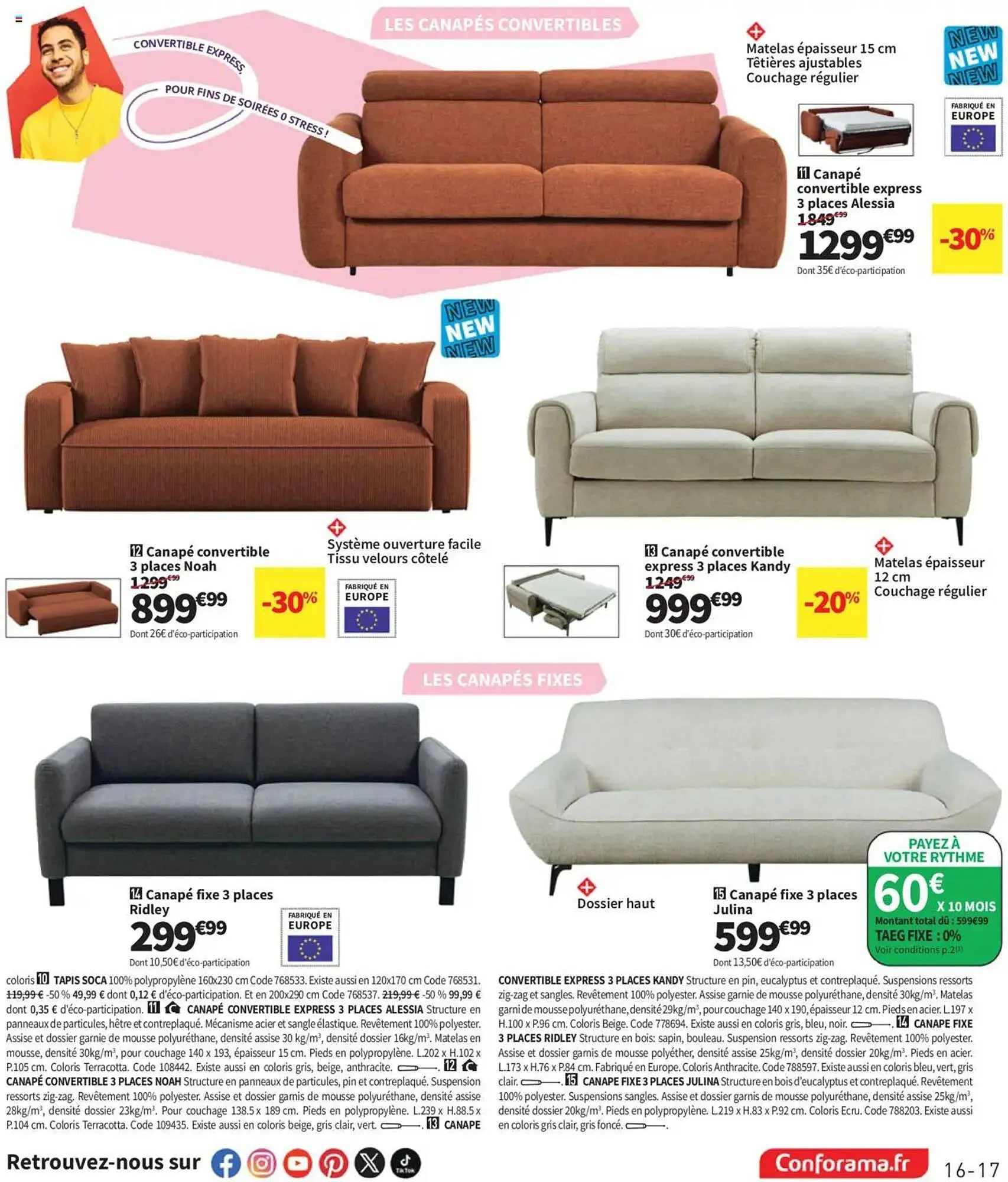 Catalogue Conforama du 8 juillet au 4 août 2025 - Catalogue page 17