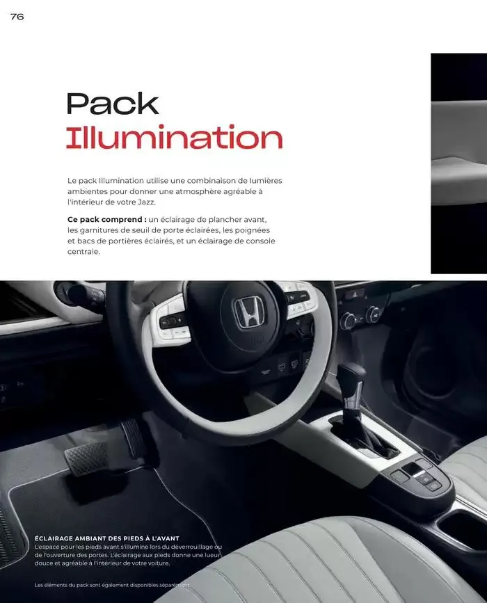 JAZZ e: Hev HYBRID du 7 janvier au 31 mai 2025 - Catalogue page 76