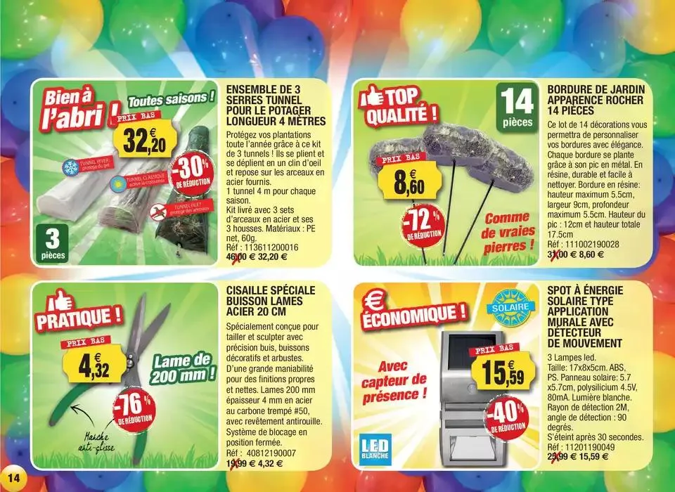 Les jours Anniversaire ! du 11 avril au 31 décembre 2025 - Catalogue page 14