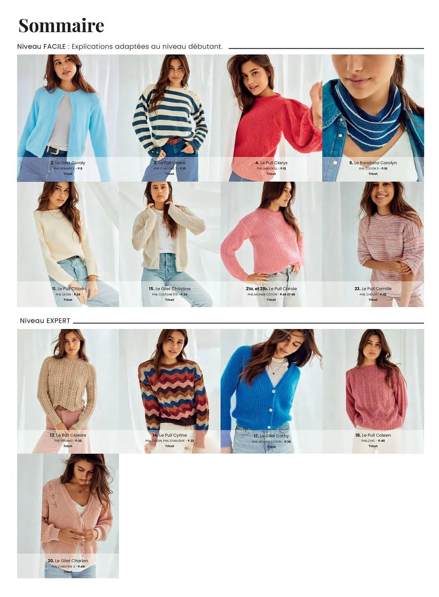 Catalogue Phildar du 27 mars au 31 août 2025 - Catalogue page 2