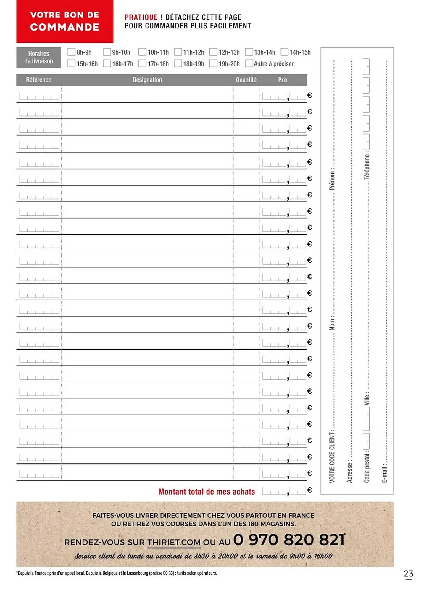 Catalogue Thiriet du 2 avril au 29 avril 2026 - Catalogue page 23