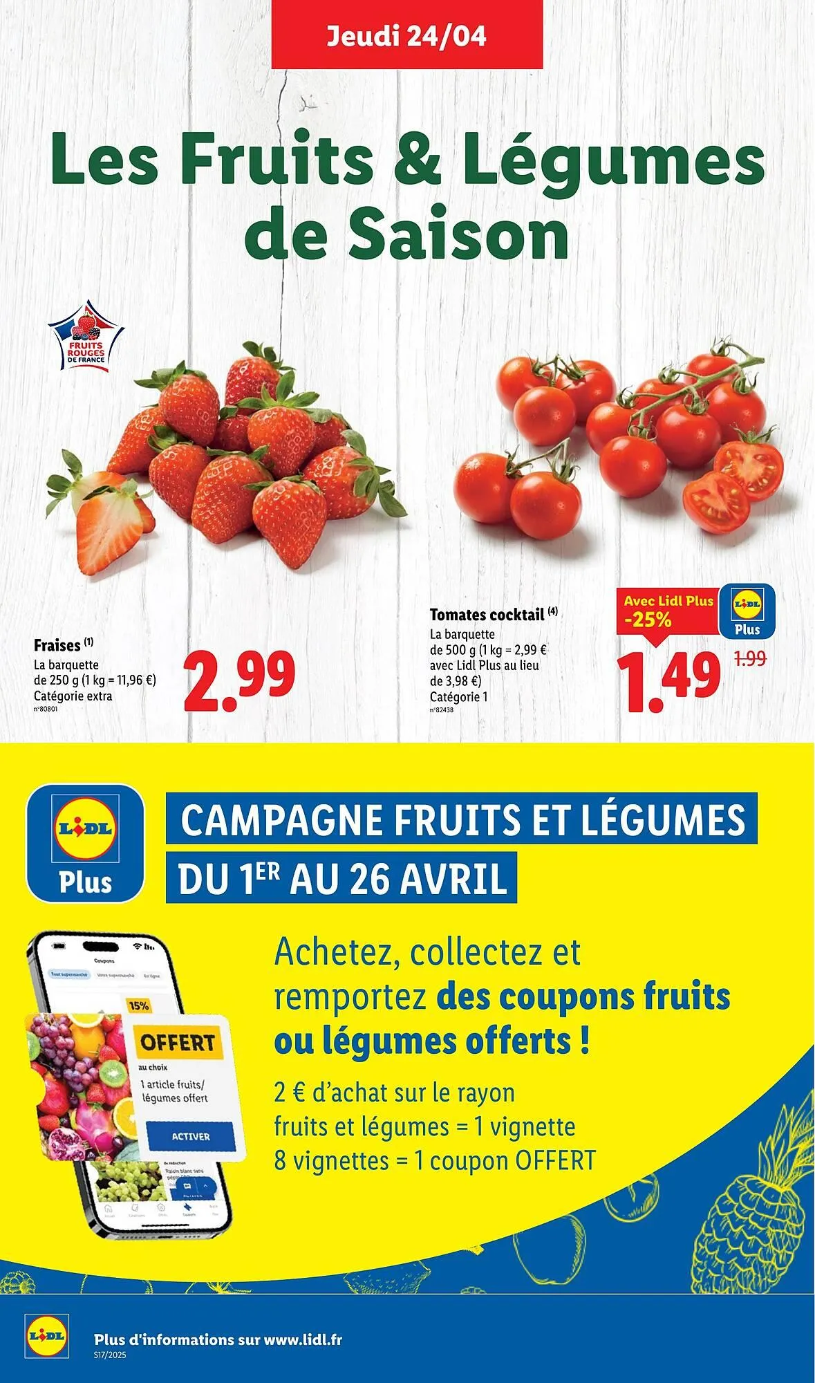 Catalogue Lidl du 24 avril au 29 avril 2025 - Catalogue page 4