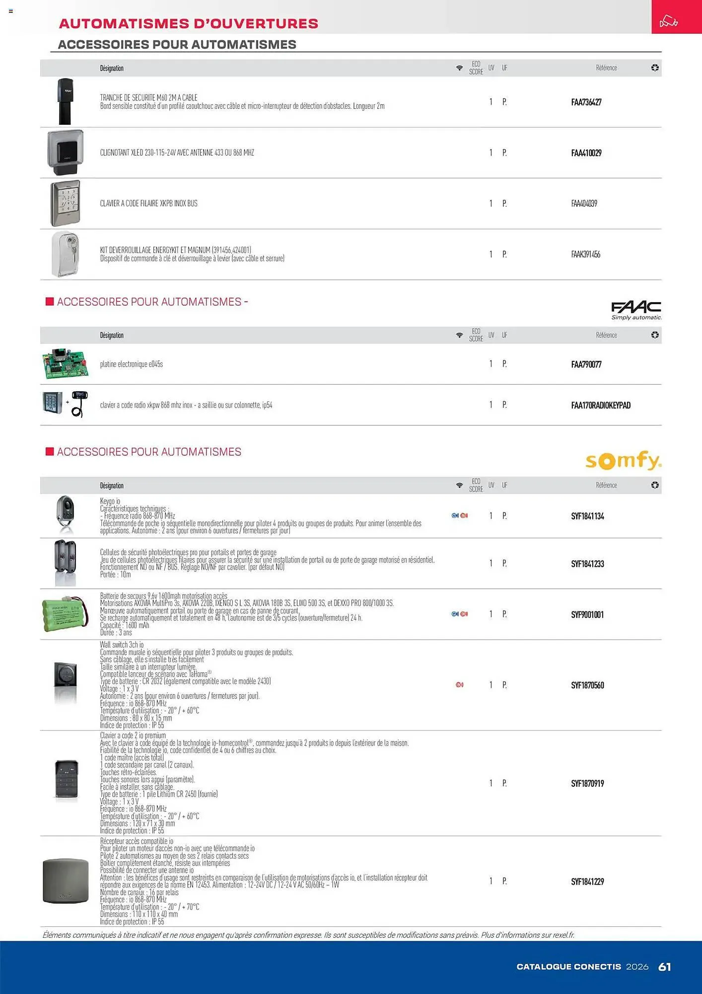 Catalogue Rexel du 10 avril au 31 décembre 2026 - Catalogue page 61