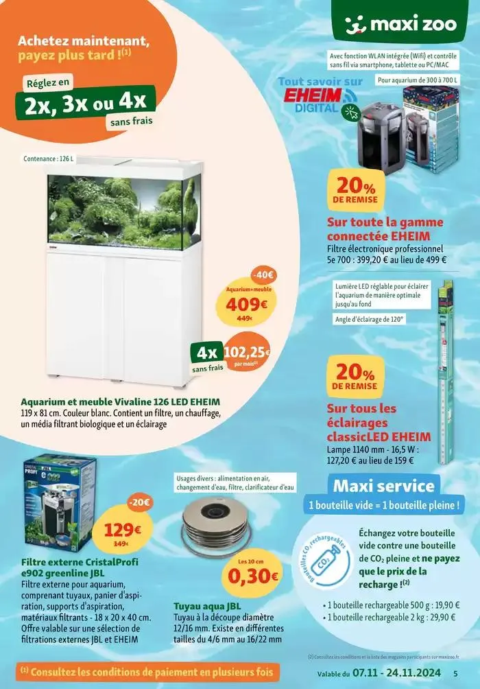 Explorez l'univers de l'aquariophilie du 7 novembre au 24 novembre 2024 - Catalogue page 5