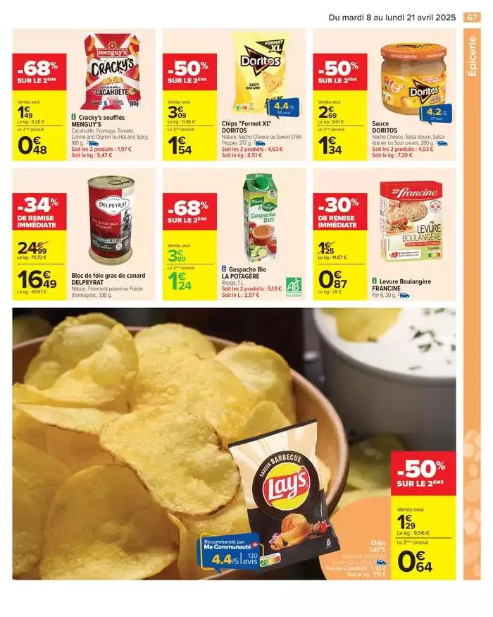 JOYEUSES PÂQUES & MEILLEURS PRIX du 8 avril au 21 avril 2025 - Catalogue page 69