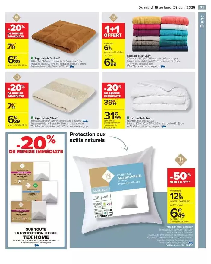 CRÊPES PARTY du 15 avril au 28 avril 2025 - Catalogue page 73