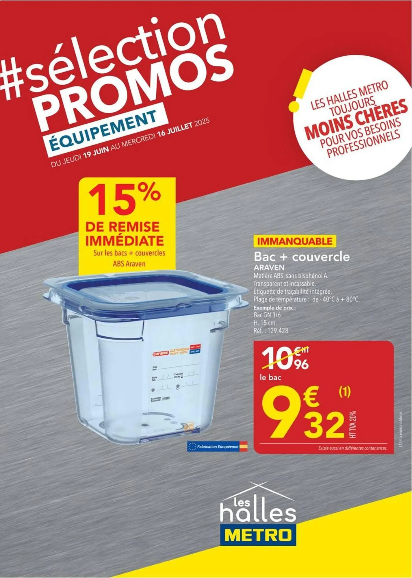Catalogue METRO du 19 juin au 16 juillet 2025 - Catalogue page 1