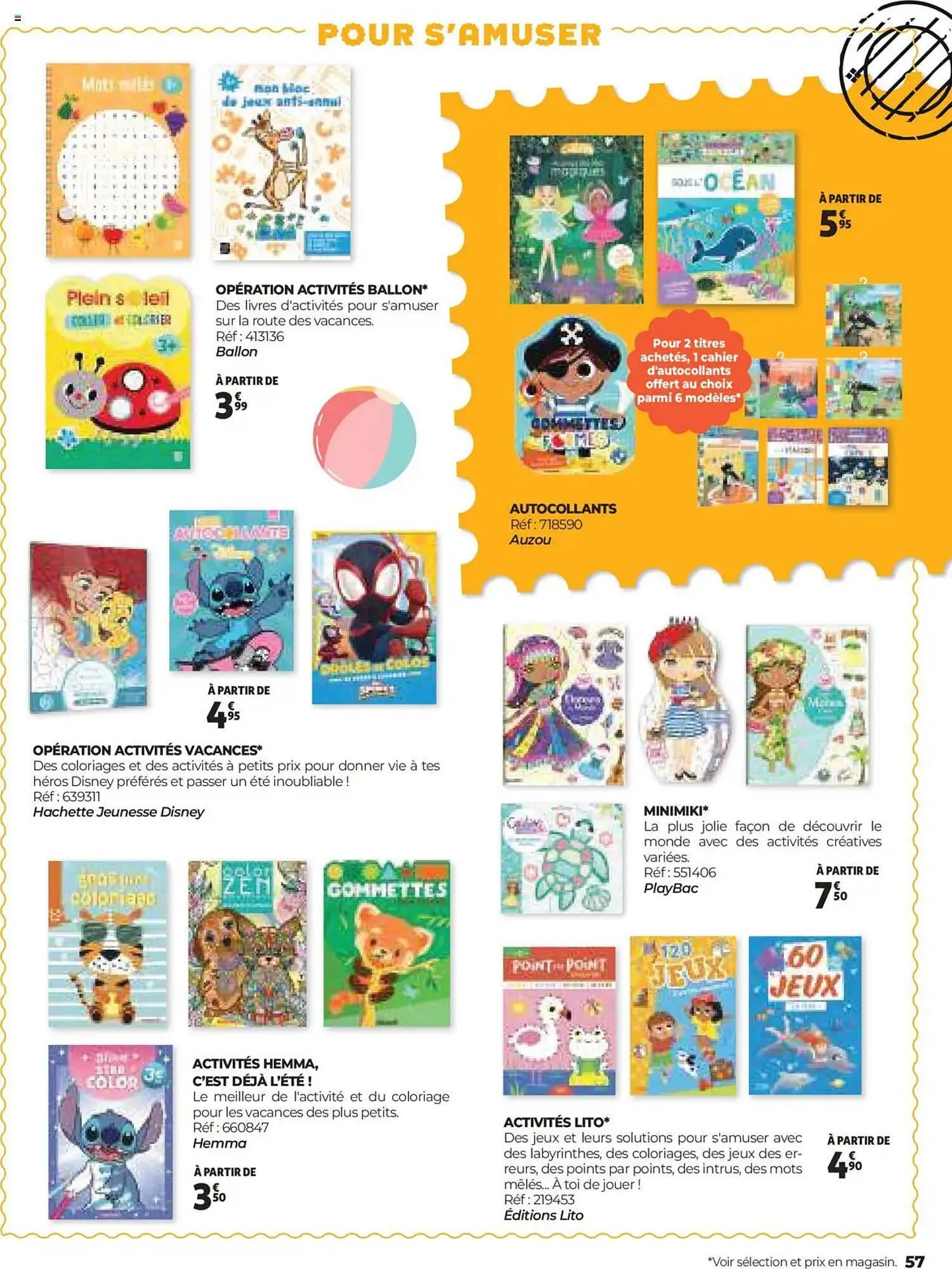 Catalogue Auchan du 25 juin au 31 août 2025 - Catalogue page 57