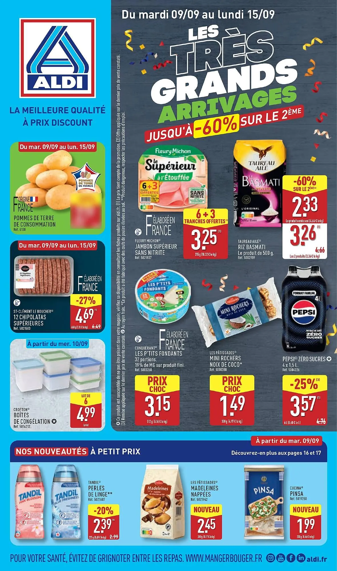 catalogue ALDI du 9 septembre au 15 septembre 2025 - Catalogue page 1