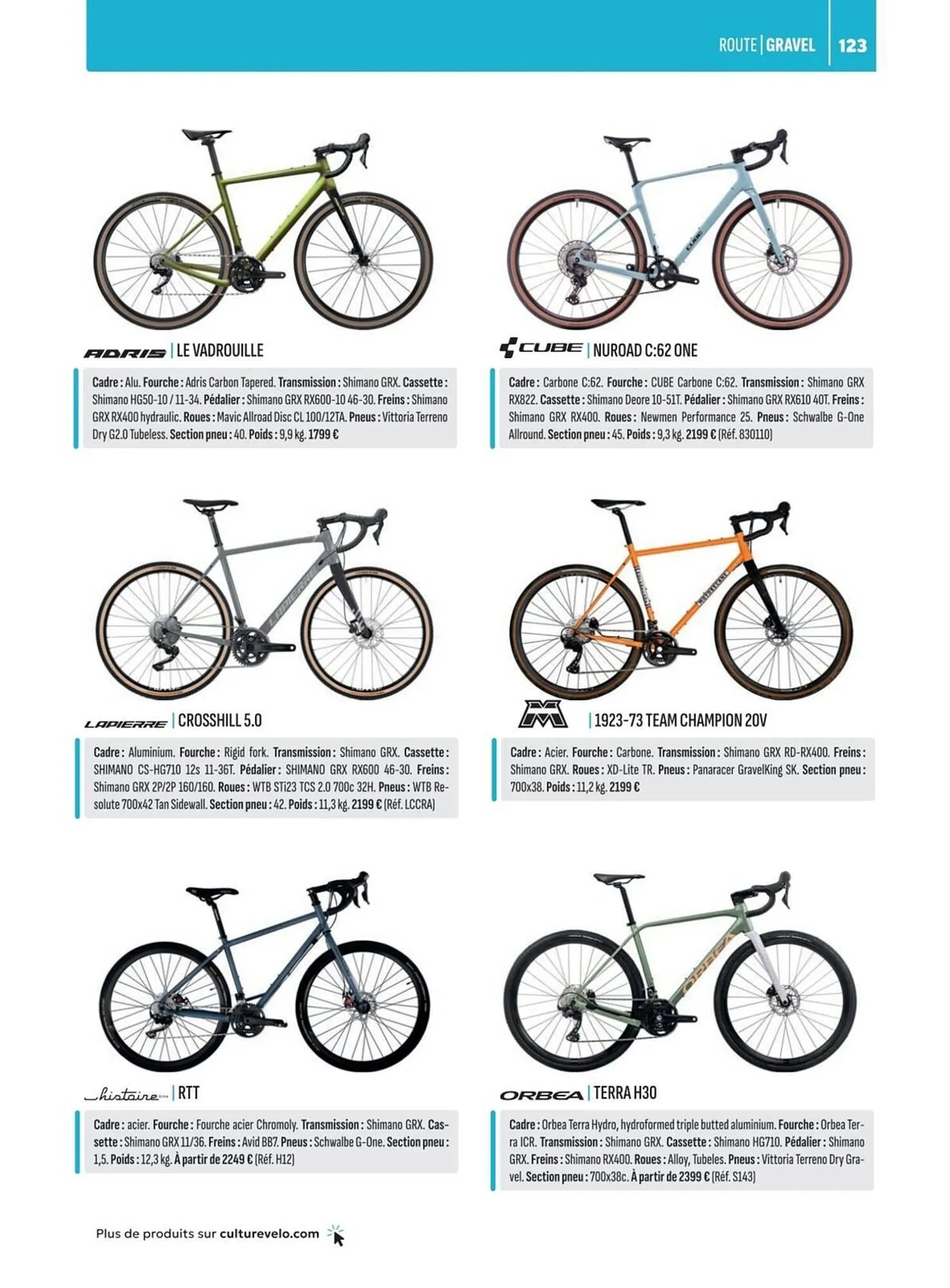 Catalogue Culture Vélo du 2 mai au 31 décembre 2025 - Catalogue page 123