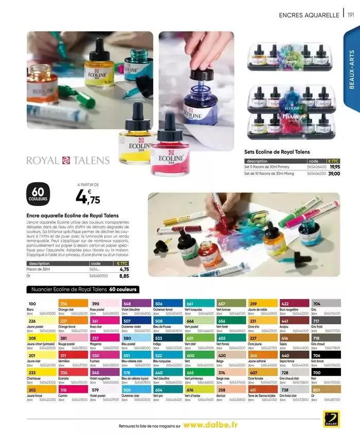 CATALOGUE DALBE 2025 du 27 janvier au 31 décembre 2025 - Catalogue page 193