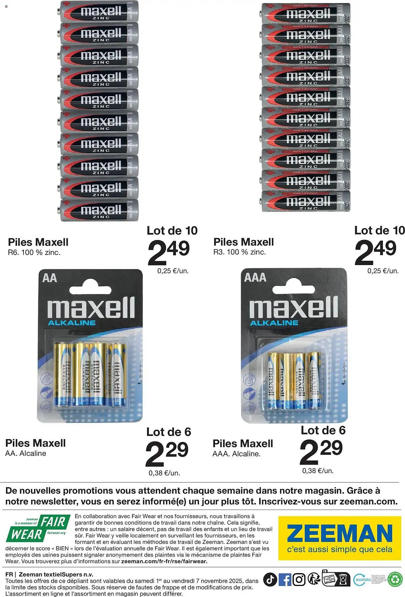 Catalogue Zeeman du 1 novembre au 7 novembre 2025 - Catalogue page 20