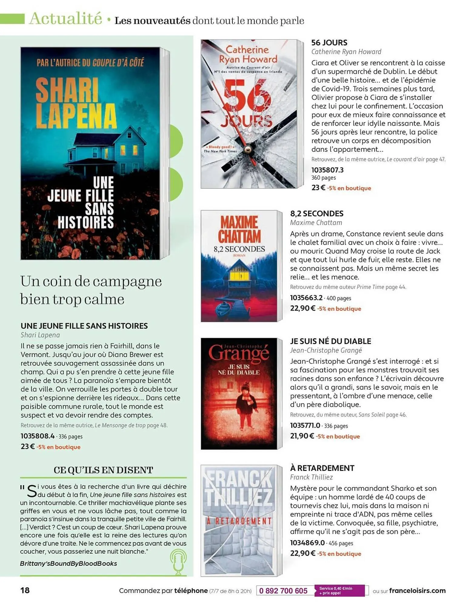 Catalogue France Loisirs du 2 mars au 30 avril 2026 - Catalogue page 18