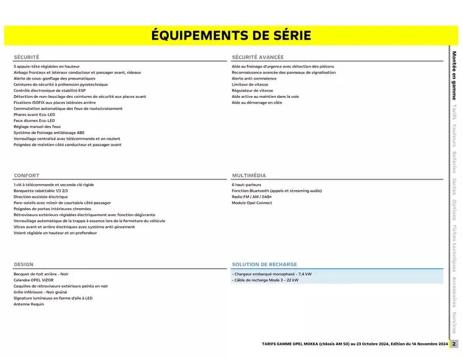 Opel Nouveau Mokka du 17 décembre au 17 décembre 2025 - Catalogue page 3