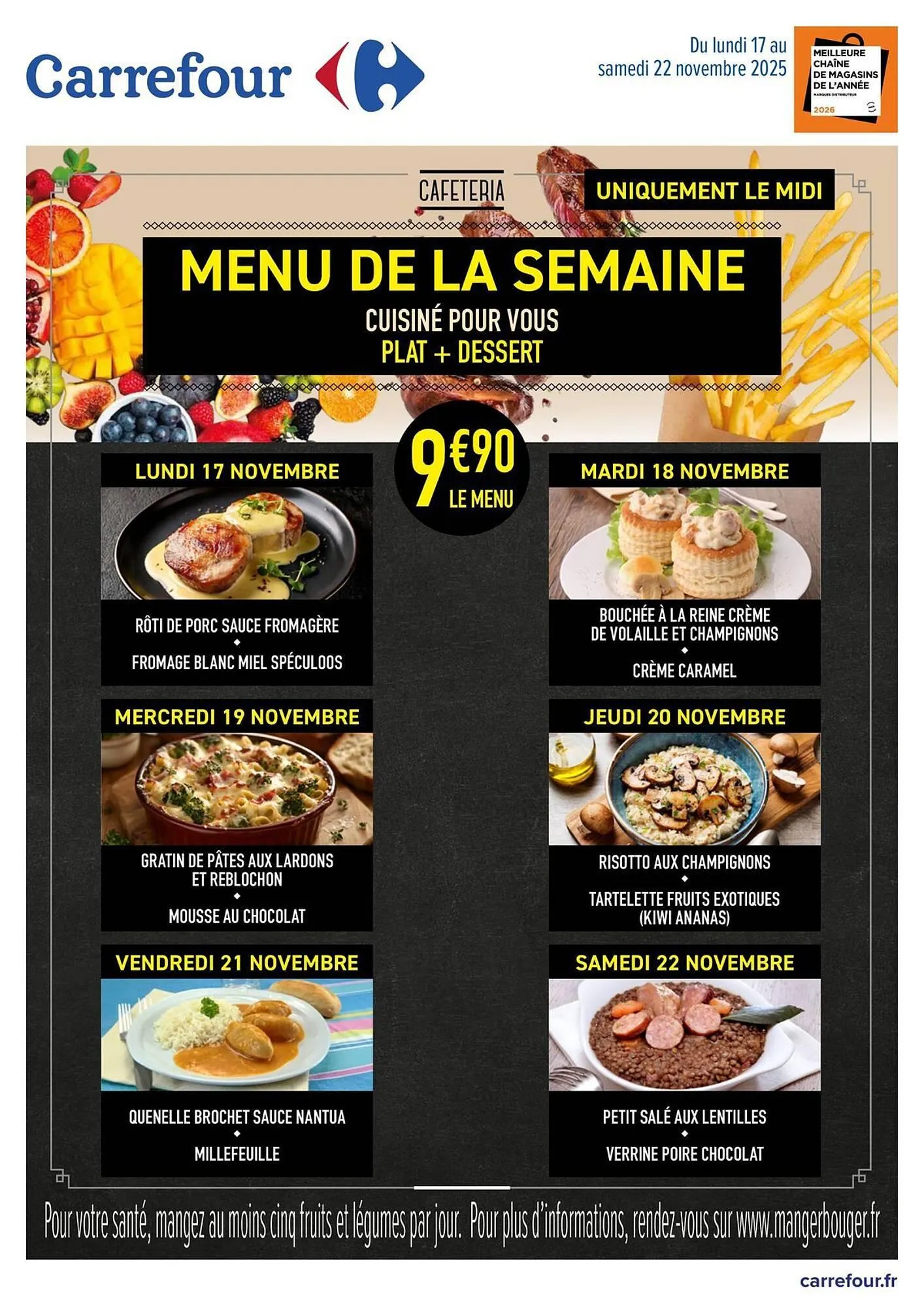 Catalogue Carrefour du 17 novembre au 22 novembre 2025 - Catalogue page 1