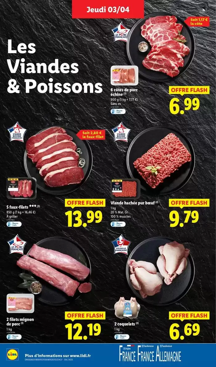 Concôctez un délicieux repas à l'occasion de Pâques avec la marque Deluxe chez Lidl ! du 3 avril au 9 avril 2025 - Catalogue page 6