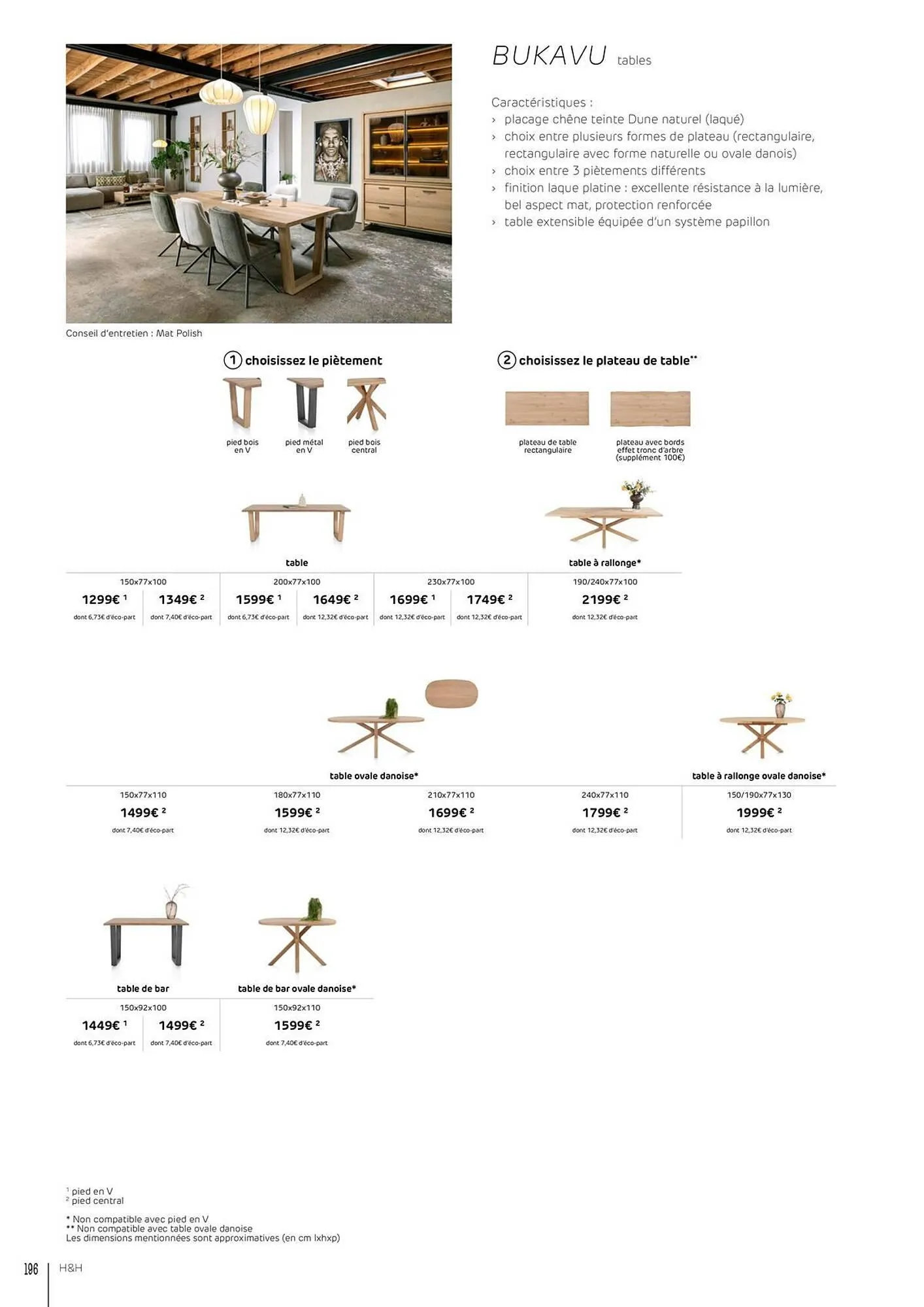 Catalogue H&H du 15 septembre au 28 février 2026 - Catalogue page 196