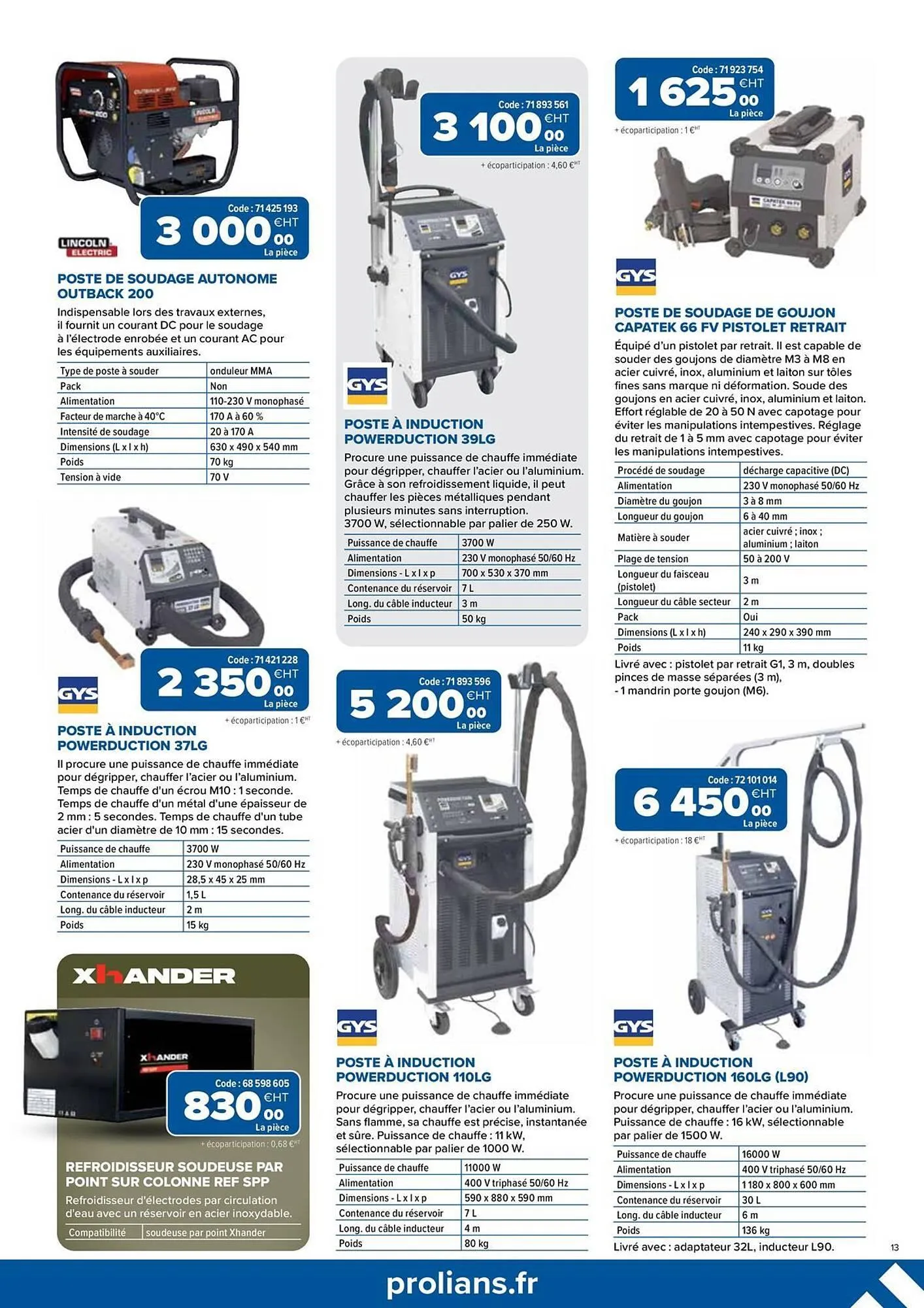 Catalogue Prolians du 16 octobre au 31 décembre 2025 - Catalogue page 13