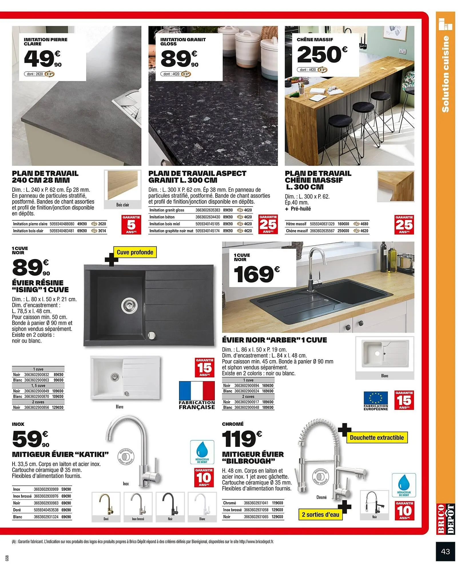 Catalogue Brico Dépôt du 20 juin au 3 juillet 2025 - Catalogue page 43