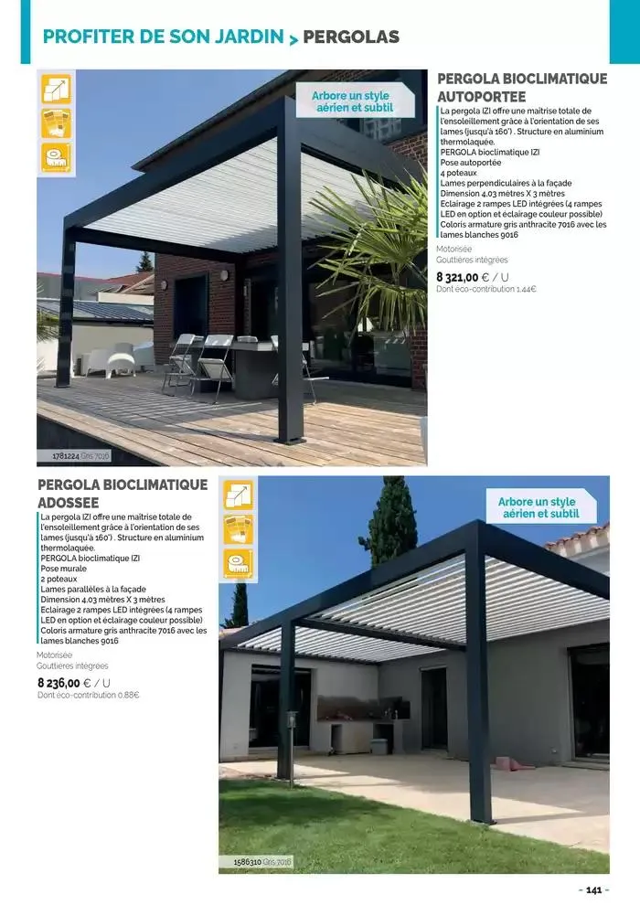 Aménagements Extérieurs 2025 du 30 avril au 31 décembre 2025 - Catalogue page 141