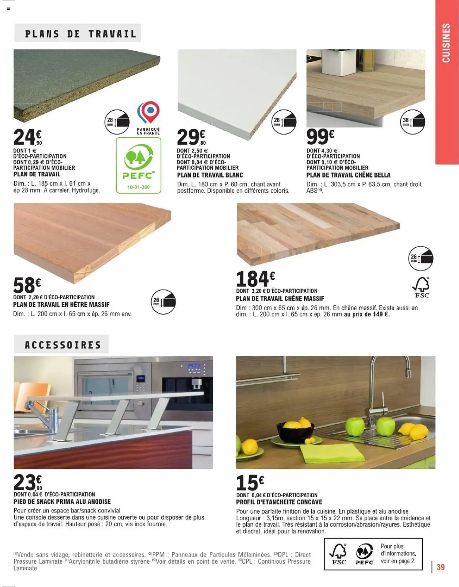 Catalogue E.Leclerc Brico du 7 janvier au 31 décembre 2025 - Catalogue page 39