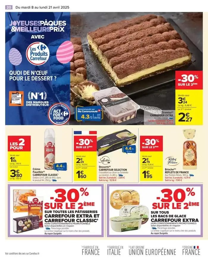 JOYEUSES PÂQUES & MEILLEURS PRIX du 8 avril au 21 avril 2025 - Catalogue page 22