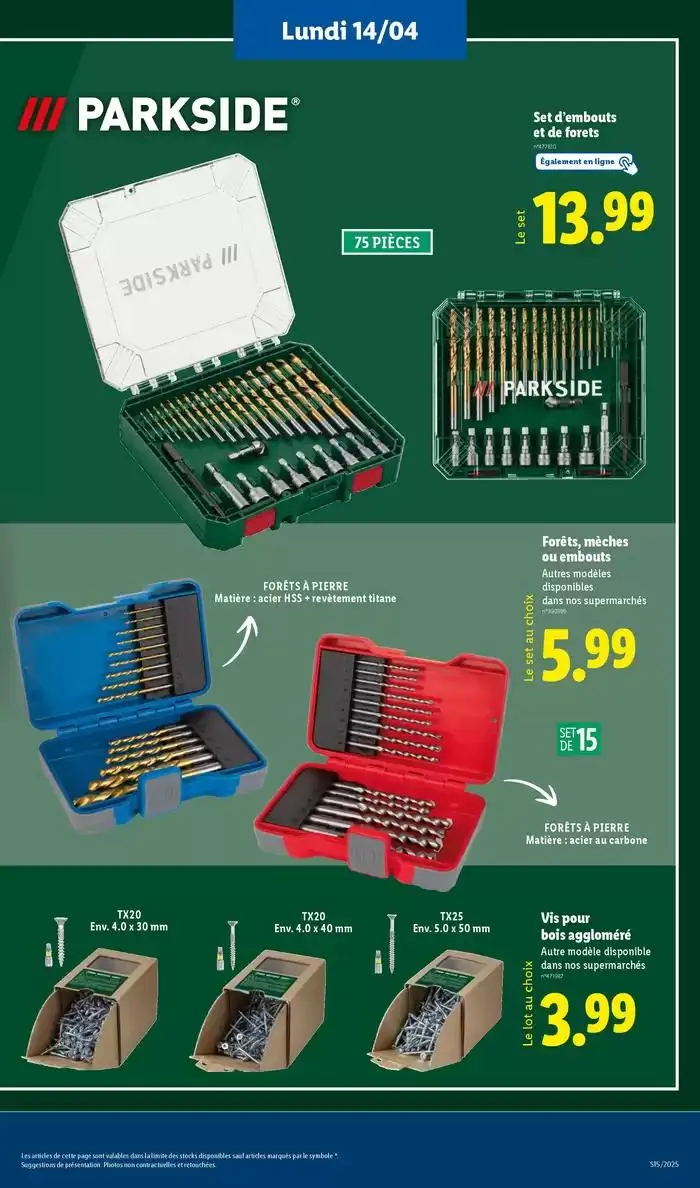 Profitez des offres pour votre extérieur chez Lidl ! du 10 avril au 14 avril 2025 - Catalogue page 33