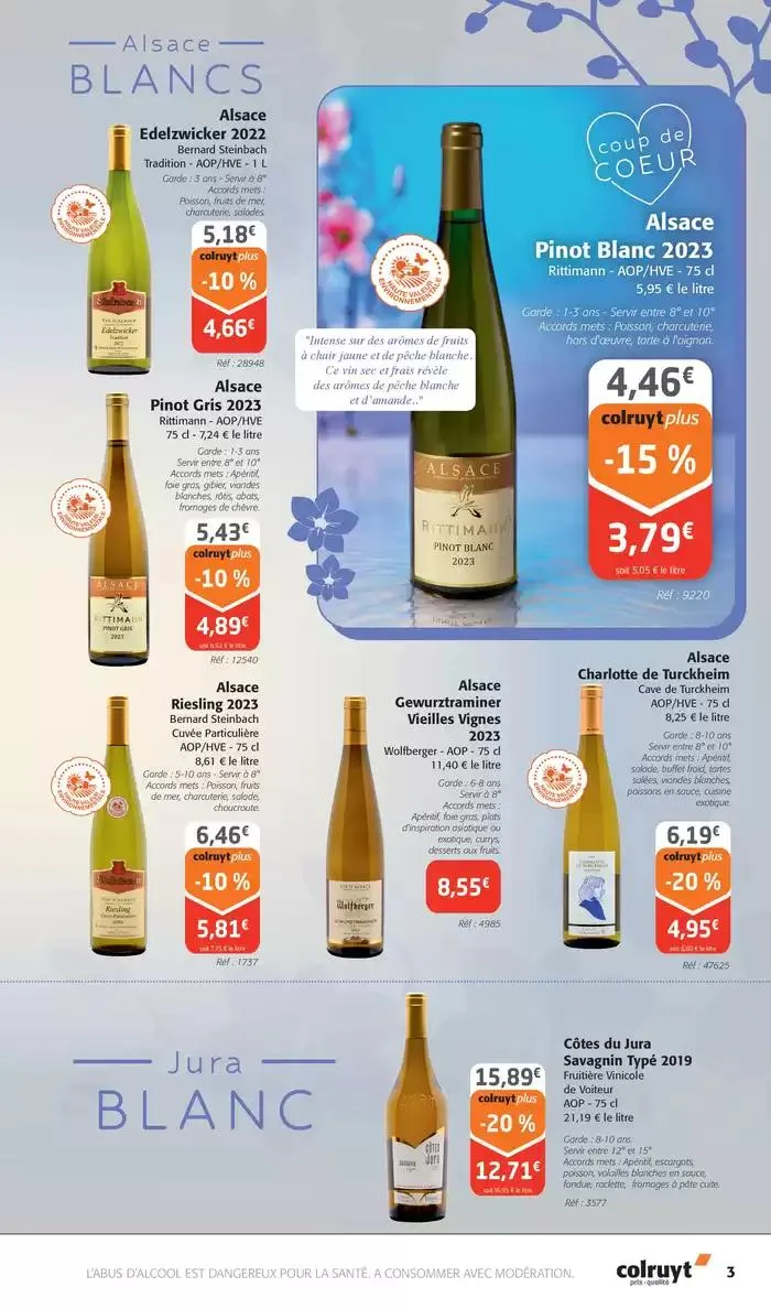 Foire aux vins de printemps du 14 avril au 20 avril 2025 - Catalogue page 3