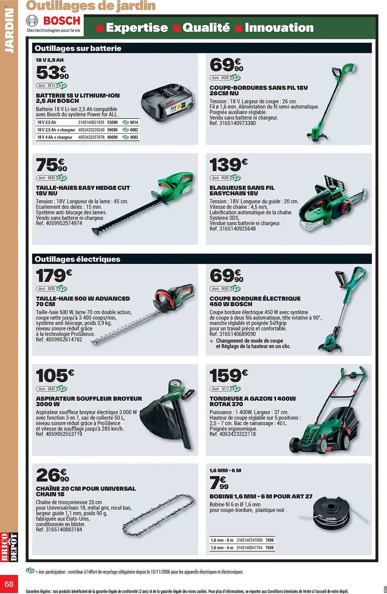 Catalogue Brico Dépôt du 25 mars au 12 juin 2026 - Catalogue page 68