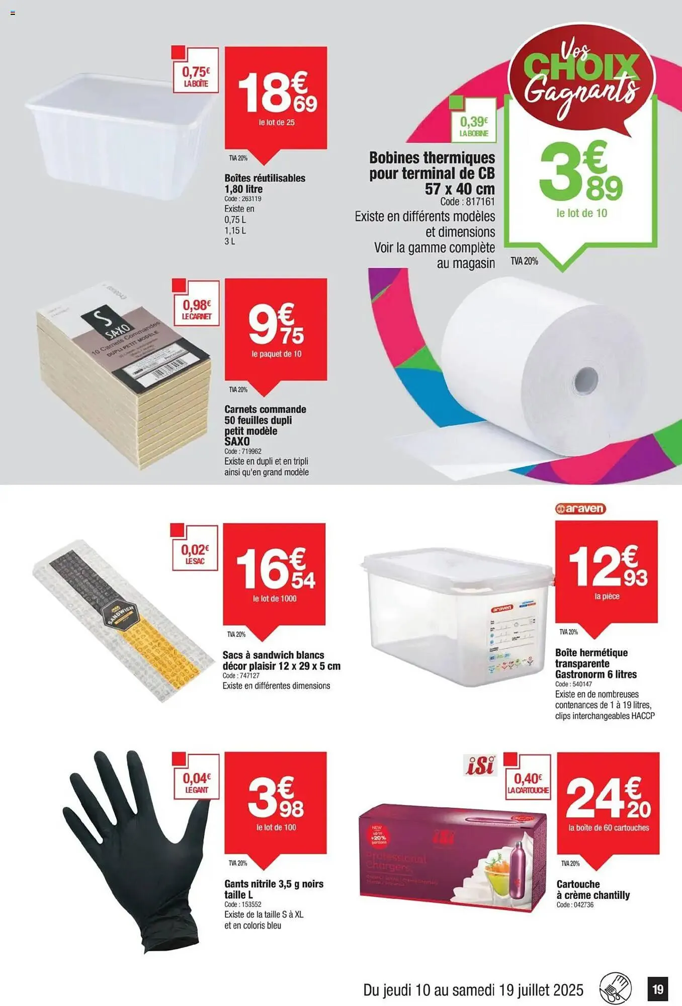 Catalogue Promocash du 10 juillet au 19 juillet 2025 - Catalogue page 19