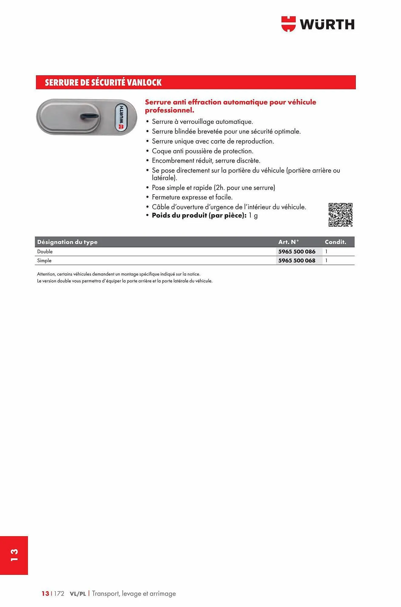Catalogue Würth du 29 décembre au 31 décembre 2023 - Catalogue page 73