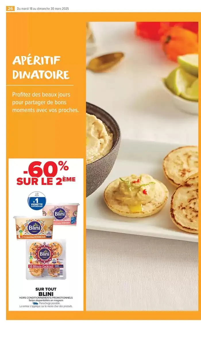 APÉRITIF DINATOIRE du 18 mars au 30 mars 2025 - Catalogue page 28