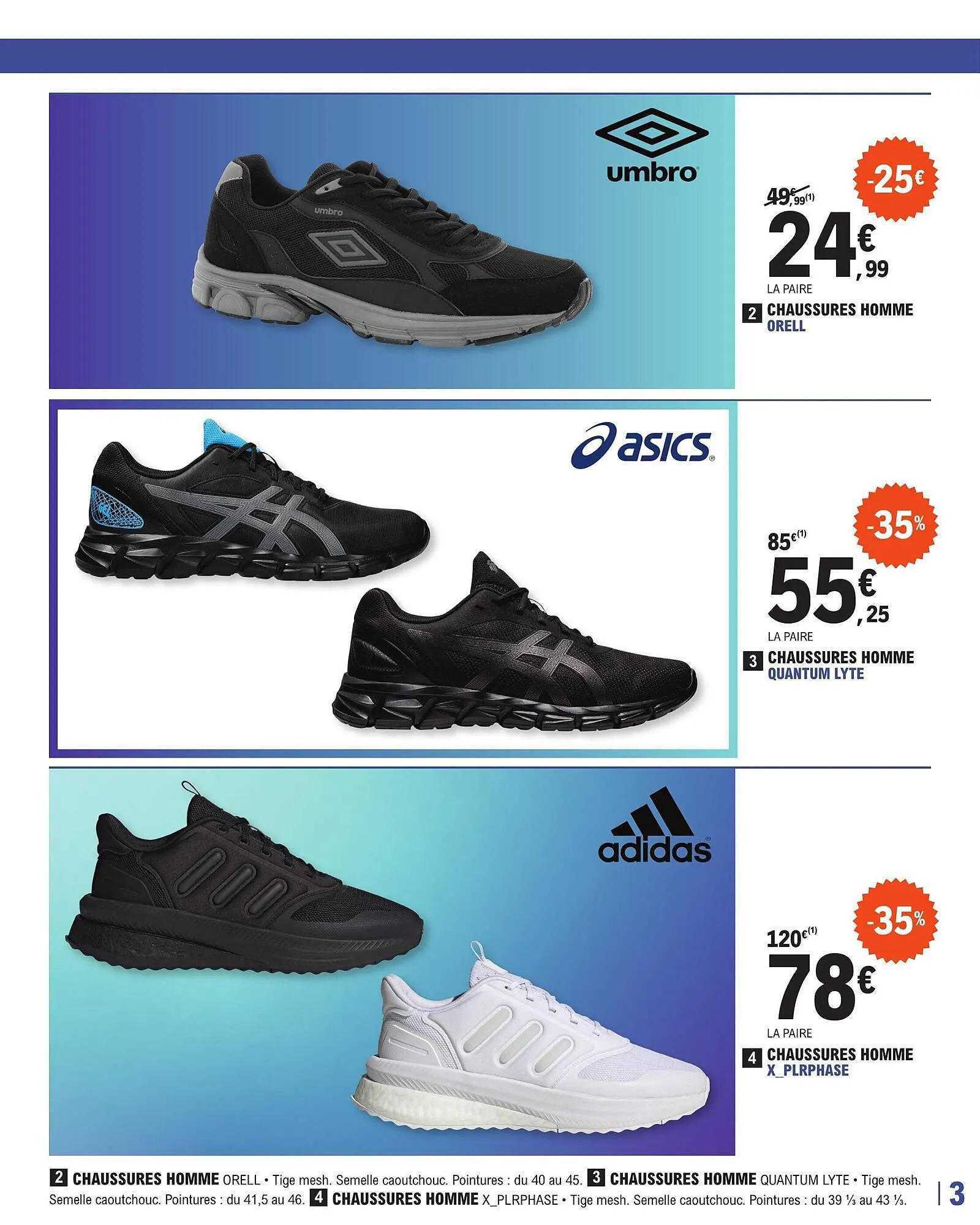 Catalogue E.Leclerc Sport du 12 février au 2 mars 2024 - Catalogue page 3