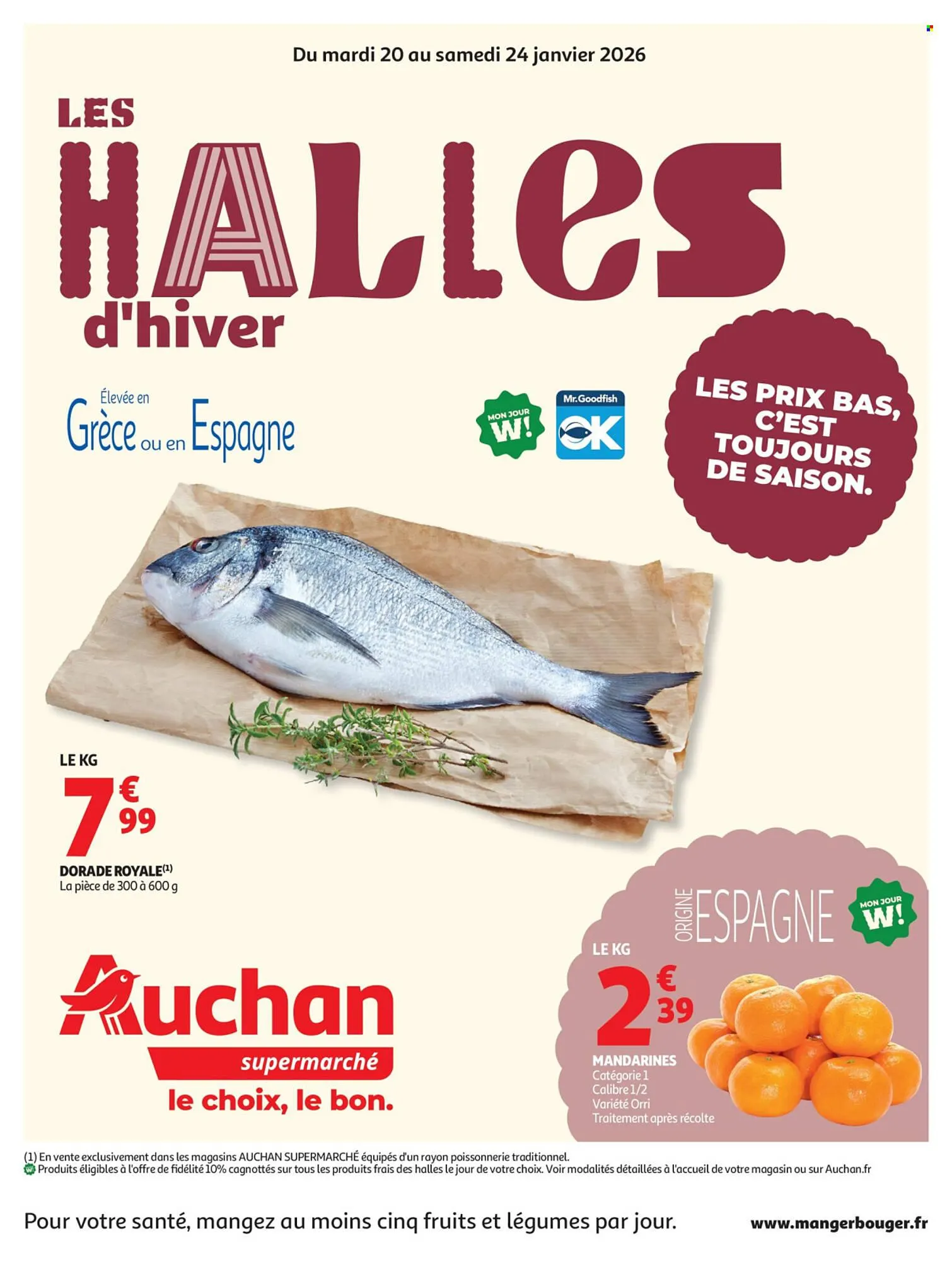 Catalogue Auchan du 20 janvier au 24 janvier 2026 - Catalogue page 1