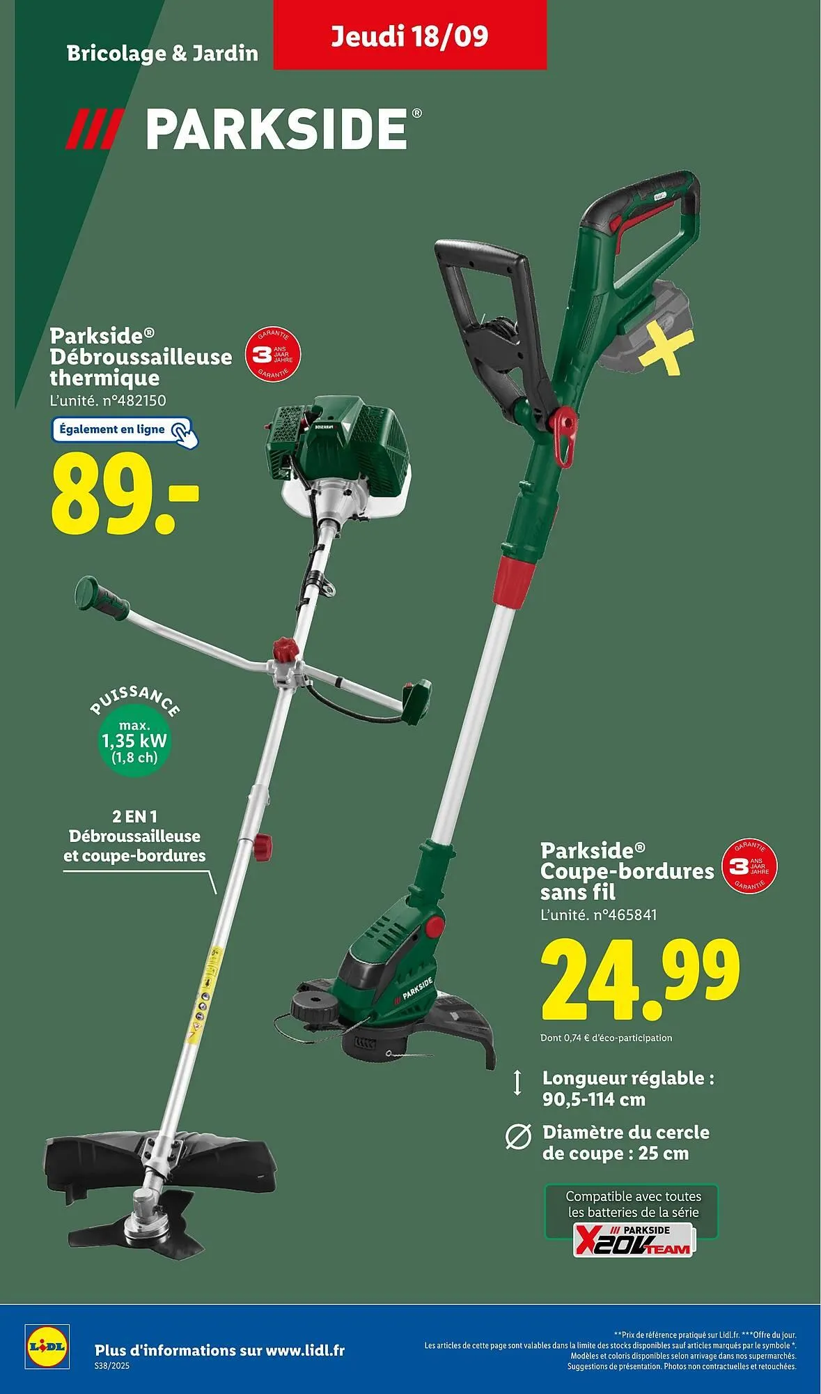 Catalogue Lidl du 18 septembre au 22 septembre 2025 - Catalogue page 8