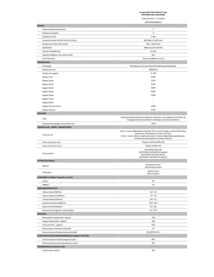 Opel Movano du 4 avril au 4 avril 2026 - Catalogue page 65