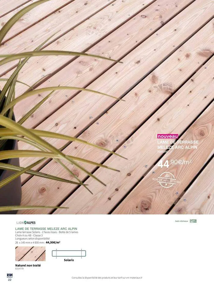 Extériéurs du 14 mars au 20 janvier 2026 - Catalogue page 22