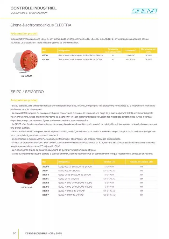 Industrie 2025 du 28 janvier au 31 décembre 2025 - Catalogue page 112