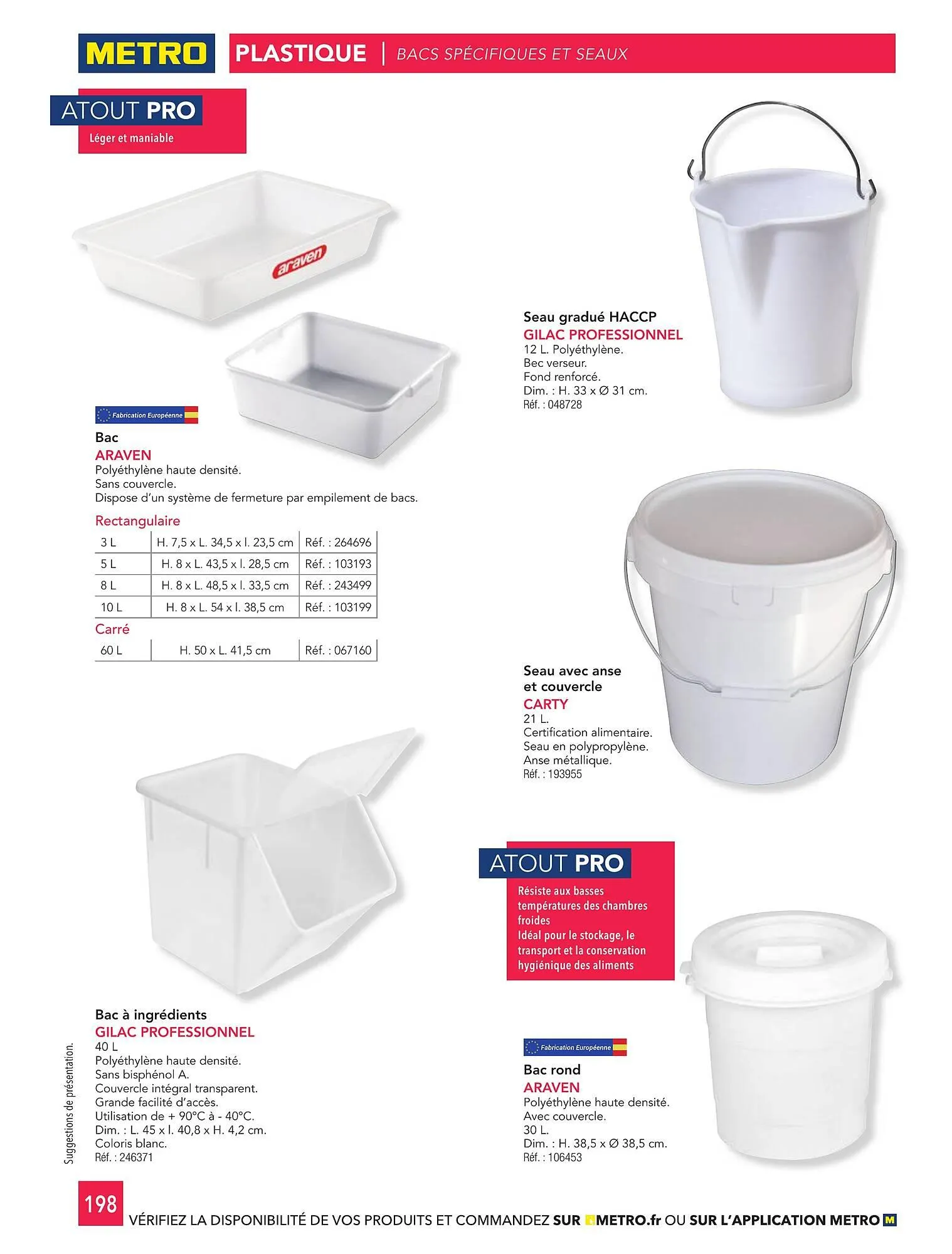 Catalogue METRO du 1 janvier au 31 décembre 2026 - Catalogue page 198