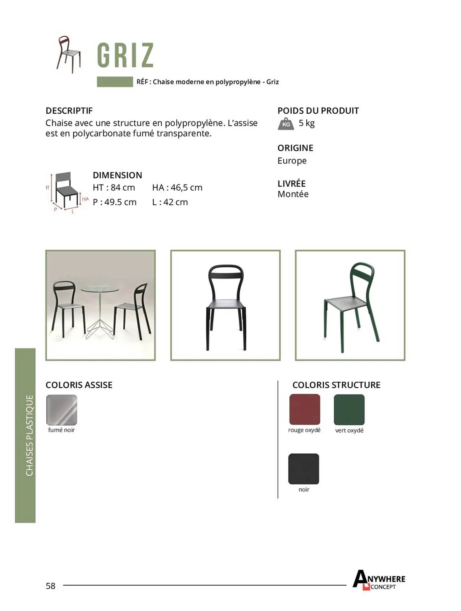 Catalogue 4 Pieds du 26 avril au 31 décembre 2023 - Catalogue page 58