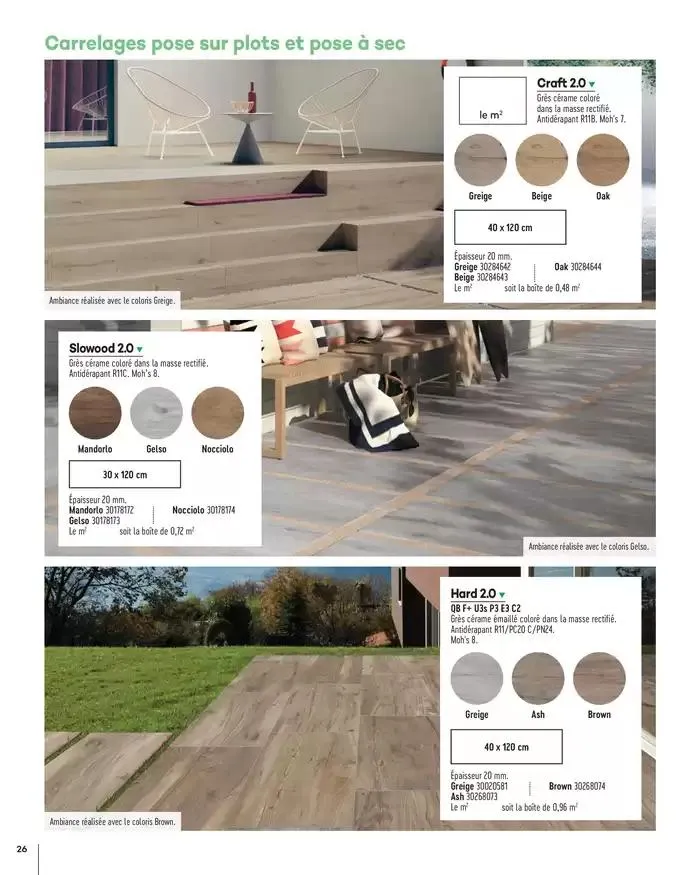 Aménagements Extérieurs 2025 du 1 janvier au 31 décembre 2025 - Catalogue page 26