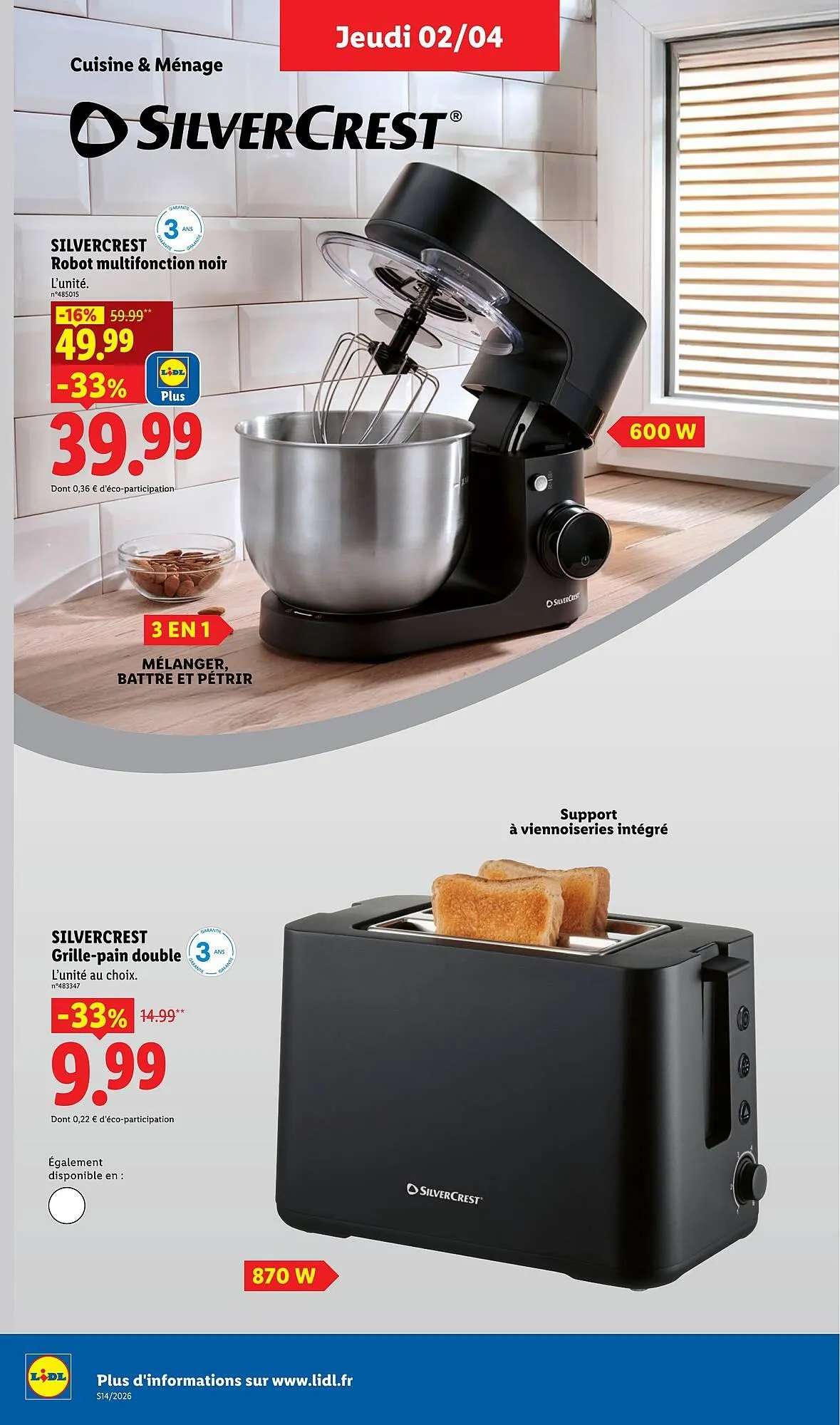 Catalogue Lidl du 2 avril au 8 avril 2026 - Catalogue page 36